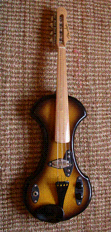 The first 1958 Fender production model electric violin - two tone finish