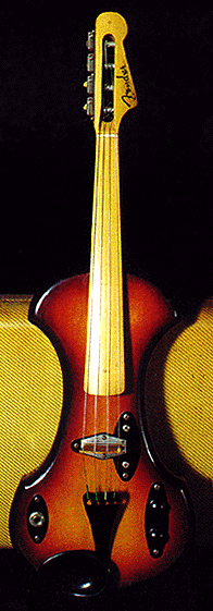 1958 Fender violin - three tone finish - photograph by Richard R. Smith
